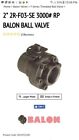 1.5f-f03 Balon New Se Full Port Ball Valve Wp