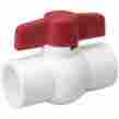 107-637 B K Industries Ball Valve Pvc 1-1 2 Solv Valves White 032888076372
