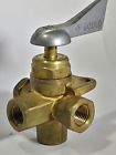 114-hd 114hd Parker Female Heavy Duty Brass Way Shut Off Valve Gould