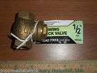 1243 Swing Check Valve Ldr 1 2 Fip X 200 Wog Lead Free Brass 022 019442453596