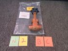 3200561-3 Gate Valve Powell 1-1 2 125 Wsp Brass Sweat Plumbing Navy Submarine Cryogenic