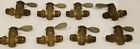 3335-6 Precision Lot Of Shut Off Cocks Valves Flare Mlp Steampunk