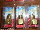 Bf31 46-10-12 Ldr Lot Of 3 5 8 Male Flare X 4 Fip Brass Adapter 508 Fittings 019442109431