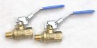 4629k41 Female Male Npt Mini Brass Ball Valve Full Port Wog