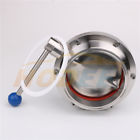Ss304 614591006060 Hodee Sanitary Triclamp Butterfly Valve Steel