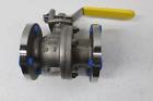 87a-208-01 Apollo Full Port Ball Valve Flanged Stainless Steel Body