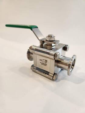 C4100-qf25 A&n Corporation/ancorp 1 Inch Manual High Vacuum Ball Valve Kf25