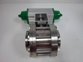 H4400-lf100-as-no A&n Corporation Ancorp H-series Pneumatic Ball Valve Nw-100 Vacuum Fitting