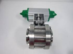 H4400-lf100-p A&n Corporation Ancorp H Pneumatic Ball Valve Actuatech Nw-100 Vacuum Fitting