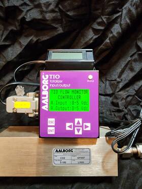 Gfm57 Aalborg Co2 0-100 L/min Mass Flow Controller With Tio Totalizer Display