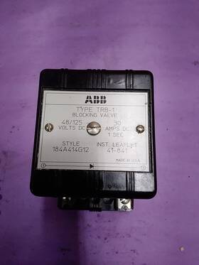 184a414g12 Abb Blocking Valve Trb-1 30a 48/125 Vdc