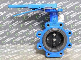 102-687 Abz Used 4 Inch Resilient Seated Butterfly Valve Full Lug Style Body