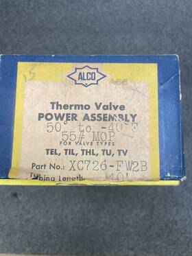 Xc726f Alco W2b Thermo Valve Power Assembly Parts Only
