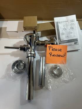 6147121.002 American Standard 6147.121 Ultima Manual Toilet - Chrome Please Review