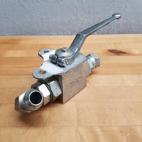 12-11db Anchor Fluid Power Ae2s#12-11db Ball Valve - Used
