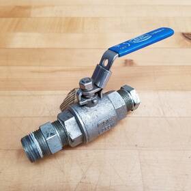 Lv2bn3 Anchor Fluid Power Lv2bn3/4-2t Stainless Ball Valve 3/4 Inch Npt - Used