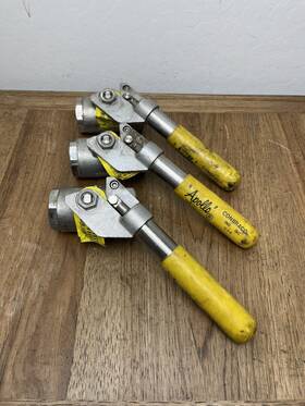 76-505-01 Apollo Cf8m 2000 Wog 1 Inch Stainless Steel Ball Valve Inline Lot Of 3