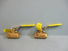 77-103-p46 Apollo Bronze Ball Valve Inch Lot Of 2