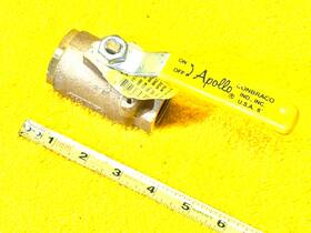 77-104-01 Apollo Bronze 3/4 Inch Npt Full Port 2-piece 600 Cwp Ball Valve Perfect