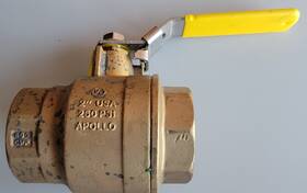 77f-148-27 Apollo 2 Inch Threaded Ball Valve 600 Cwp 150 Swp Brass Usa Made