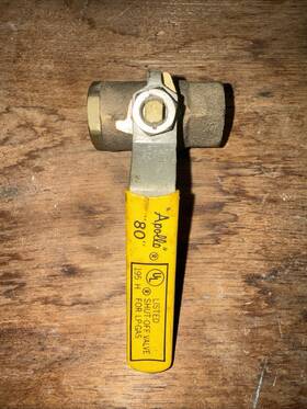 80-108-01 Apollo 2 Inch Shut Off Ball Valve Bronze Piece 600 Cwp Made In Usa