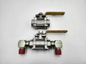 86r10727 Apollo Lot 2 1-1/2 Inch 3-piece Stainless Steel Ball Valve Cf8m 1000 Wog Read Disc