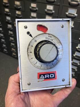 10-minute Aro 59096-600 Pneumatic Timer 30-second To Pre-owned Panel Mount