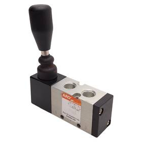 M212lm-r Aro Hand Lever Toggle Valve 4-way 2-position 20-140psi 1/4in Npt M212lm-r Aro Hand Lever Toggle Valve 4-way 2-position 20-140psi 1/4in Npt