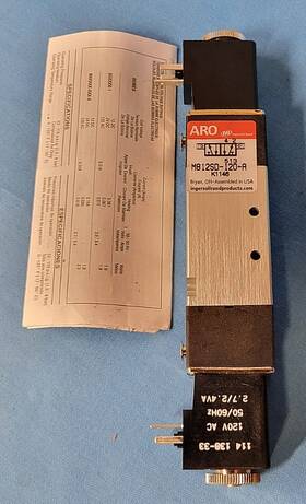 M812sd-120-a Aro Solenoid Air Control Valve M/n 120v 50/60hz 2.7/2.4va