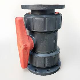 1608040 Asahi Av 4 Inch Type 21 Ball Valve Socket Flanged Pvc Fkm