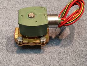 8210g7 Asco Red Hat Solenoid Valve 1/2 Inch Ports 120vac Coil Unknown Model