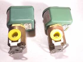 8262 Asco D Brass Valve Body Less Coil 1/4 Inch - Lot Of 2 Pcs