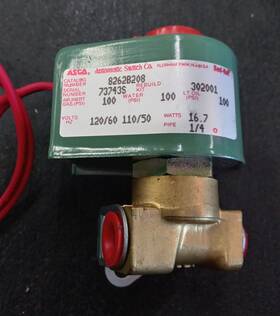 82628208 Asco 100 Psi Electric Valve 120 Volts Model - New