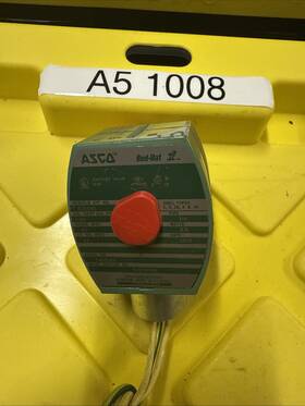 8262h202 Asco Used Red Hat Solenoid Valve 1/4 Inch 11.6w 240v