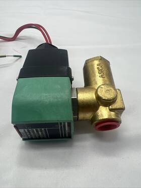 2-pcs.withmointing Asco 8263r200nvmb Oxygen Solenoid Mp-c-134b Plate 3/8 Inch Fpt