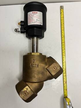 8290a042 Asco 2 Inch Angle Body Piston Solenoid Valve Pressure 135psi New