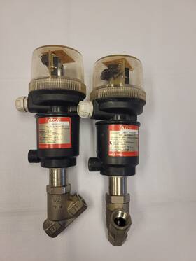 8290a393sm Asco Pneumatic Piston Valve Set Of 2 - Used