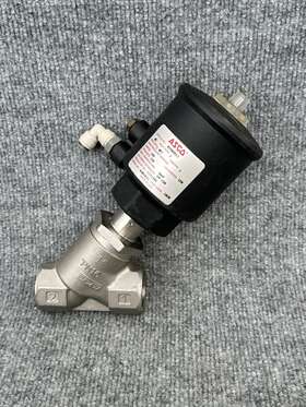 8290b053 Asco 1 Inch Npt Stainless Steel Angle Pneumatic Actuated Piston Valve Used