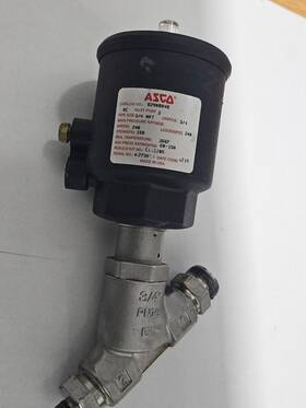 8290b048 Asco 8290b069 Piston Valve 2/2 Nc 3/4 Npt Bronze Fnip 240psi Used