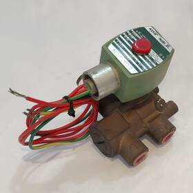 8321g1 Asco Red Hat 24vdc 10-200psi 3 Way 1/4 Inch Pipe Solenoid Valve
