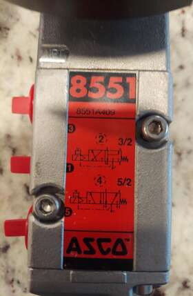 Ev8551g409 Asco Solenoid Valve 24vdc