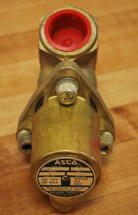 Jv705552 Asco Valve 50-300psi Flow Control Pilot - Used