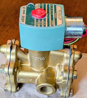 238310-006-d Asco Nfb210c087 8316g054 24vdc 3/8 Inch 3-way Solenoid Valve Mp-c-080 - Untested