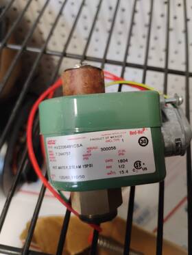 Hv2206491csa Asco Red Hat Valve Solenoid 1/2 Inch 110-120 Volts Ac
