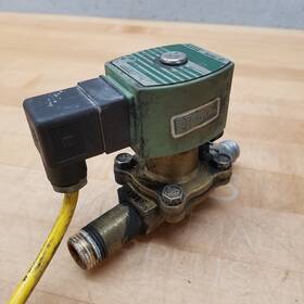Sc8210g2mo Asco 2-way Brass Solenoid Valve 1/2 Inch Npt - Used