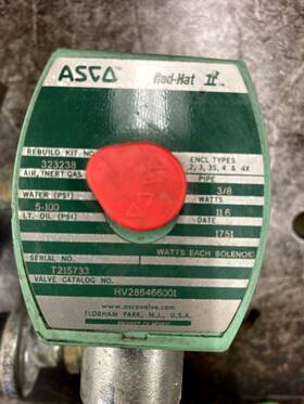 T215733 Asco 12v Water Solenoid Valve For Elgin Pelican Nr With Pressure Switch