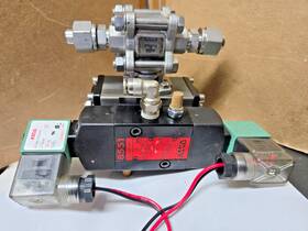 Ap032f04 Atsco Durair Drivevalve 8551 With And 340 3/8 Inch 1500psi Ball Valve Tested 24v