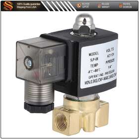 Aut128413s01 Autodealsparts 1/4 Inch Npt 110-120v Air Suspension Valve Brass Electric Solenoid N/c For Horn