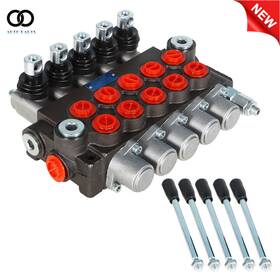 Apo189936 Autoooparts 5 Spools 13 Gpm Hydraulic Directional Control Valve Sae Ports 3600 Psi Monoblock