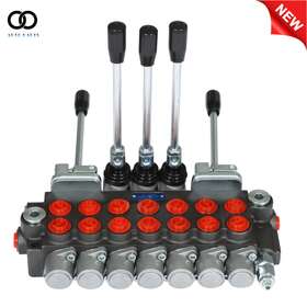Apo189952 Autoooparts 7 Spool 11gpm Hydraulic Directional Control Valve Bspp Port With 2 Joystick